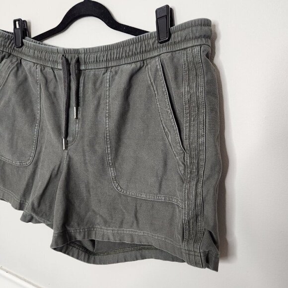 ATHLETA Dark Green Farallon Shorts - Picture 2 of 6